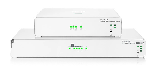 HPE Instant On SG1004 and SG2505P secure gateways